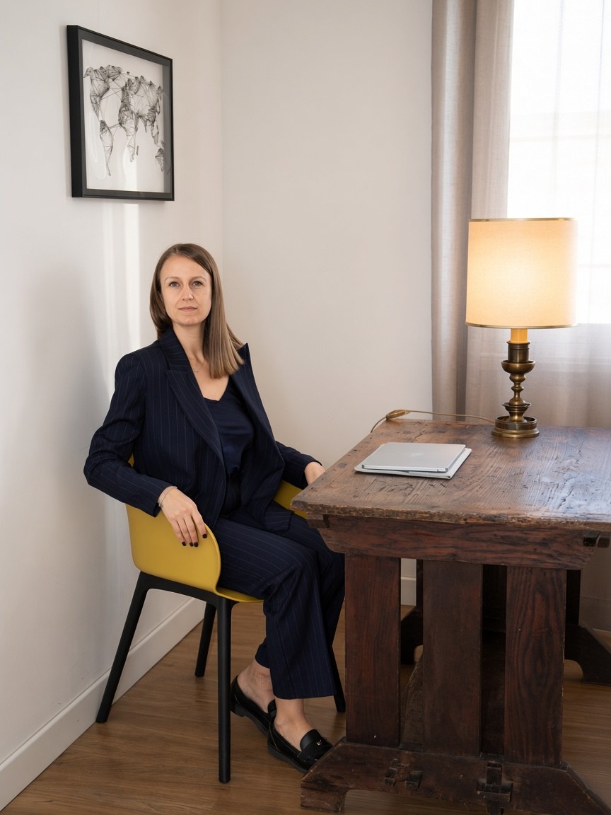 Federica Palmieri nello studio